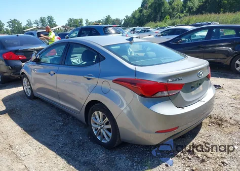 2014 Hyundai Elantra Se из США, поврежденный, VIN KMHDH4AE3EU123833